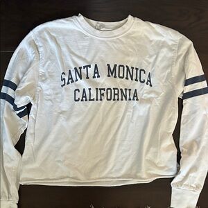 Brandy Melville Cream Crew Neck Tee